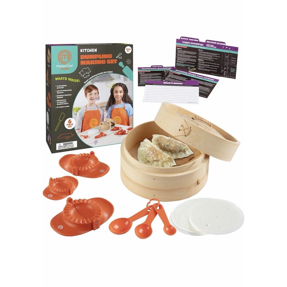 MasterChef Junior Dumpling‎ Making 5 Pc Kit- Real Cookware for Kids W Recipes